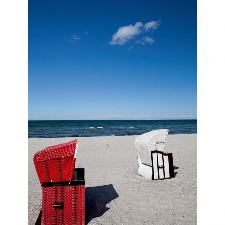 CALVENDO Puzzle CALVENDO Puzzle Strandkorbe am Meer Пазл CALVENDO Пазл шезлонги у моря