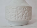 Ваза винтажная Waldershof Bavaria, белый фарфор с факртурным декором, 25 x 12,5 см / 5см, Германия, 1960-70гг.