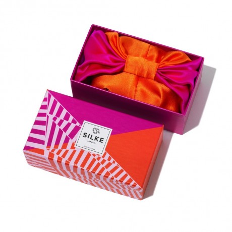 Silke London The Kate SILKE Hair Wrap Cerise Pinke & Orange The Kate Шелковая повязка для волос