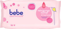bebe Zartpflege Очищающие салфетки с головы до ног, 56 шт