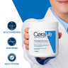 CeraVe Moisturising Cream for Body and Face, Cream for Dry to Very Dry Skin, Увлажняющий крем CeraVe для тела и лица для сухой и очень сухой кожи, с гиалуроновой кислотой и 3 незаменимыми церамидами, подходит для людей, страдающих нейродермито