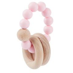 bieco Greifling Holz Natur mit Silikon Kugeln Baby Beissring 7cm Greifring 0 M Beissringe Клатча из натурального дерева с силиконовыми шариками Детское прорезыватель для зубов 7см Захватывающее кольцо 0 М Прорезыватель для зубов