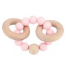 bieco Greifling Holz Natur mit Silikon Kugeln Baby Beissring 7cm Greifring 0 M Beissringe Клатча из натурального дерева с силиконовыми шариками Детское прорезыватель для зубов 7см Захватывающее кольцо 0 М Прорезыватель для зубов