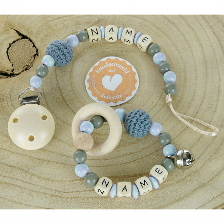 dubistda Greifling mit Name Hakelperle Игрушка-клатч с именем Hakelperle