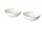 Ikea FROJDEFULL Tiefer Teller, weiss 16 cm, Икеа Фрождефулл Тарелка глубокая, белая 16 см, 2 штуки