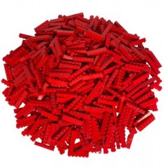 LEGO LEGO Rote Steine 1x6 Hochsteine - Basic Classic  -  3009 Menge 250x LEGO Red Bricks 1x6 High Bricks — Basic Classic — 3009 Количество 250x