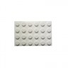 LEGO LEGO 4X6 Platten Weiss - White Plate 3032 - Brandneu - 250x Тарелки LEGO 4X6 White - Белая тарелка 3032 - Совершенно новая - 250x