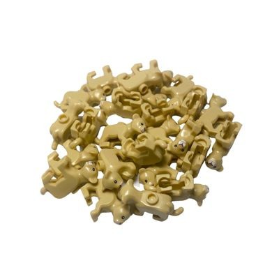 LEGO Lego Baby Lowe Beige - Tan Animal 77307pb01 NEU - 50x Lego Baby Lowe Beige - Tan Animal 77307pb01 NEW - 50x