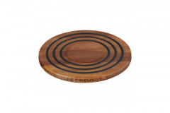 Le Creuset LE CREUSET Holzuntersetzer magnetisch braun LE CREUSET магнитные деревянные подставки