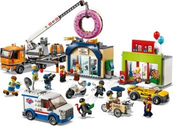 LEGO LEGO City 60233 Grosse Donut-Shop-Eroffnung Торжественное открытие магазина пончиков LEGO City 60233