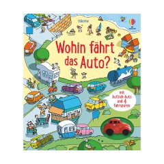 Usborne Verlag Wohin fahrt das Auto? Куда едет машина?