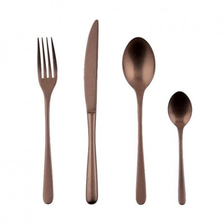 Sambonet Sambonet Taste Vintage - Edelstahl / PVD Kupfer Besteckset 24-tlg. Vollheft / Monoblock Sambonet Taste Vintage - набор столовых приборов из нержавеющей стали / меди с PVD-покрытием, 24 предм. Полный буклет/моноблок