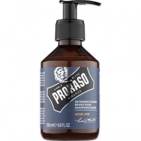 Proraso (Прорасо) Azur Lime Bartreiniger Очиститель для бороды, 200 мл