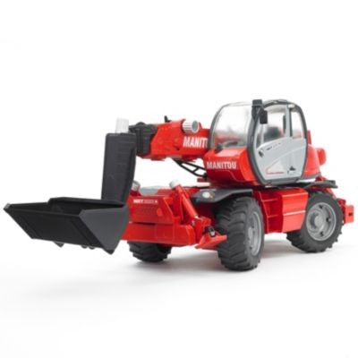 Bruder BRUDER 2129 Manitou Teleskopstabler MRT  2150 m. Zubehor Телескопический погрузчик BRUDER 2129 Manitou MRT 2150 с аксессуарами