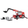 Bruder BRUDER 2129 Manitou Teleskopstabler MRT  2150 m. Zubehor Телескопический погрузчик BRUDER 2129 Manitou MRT 2150 с аксессуарами