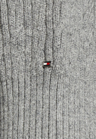 Tommy Hilfiger CABLE ALL OVER SWEATER Jumper heather grey СВИТЕР ПО ВСЕМУ КАБЕЛЮ джемперы серый вереск
