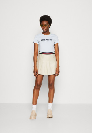 Tommy Hilfiger SLIM Print T-shirt breezy blue SLIM Футболка с принтом свежий синий