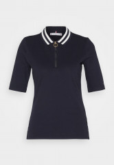 Tommy Hilfiger SLIM COLLAR ZIP Polo shirt desert sky SLIM COLLAR ZIP Рубашка поло небо пустыни