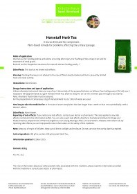 Krauterhaus Sanct Bernhardt Horsetail Herb, 150 г