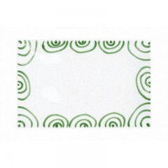 Gmundner Keramik Gmundner Keramik Grungeflammt Platte rechteckig 30x20x2,5 cm Тарелка Gmundner керамическая зеленая огненная прямоугольная 30x20x2,5 см