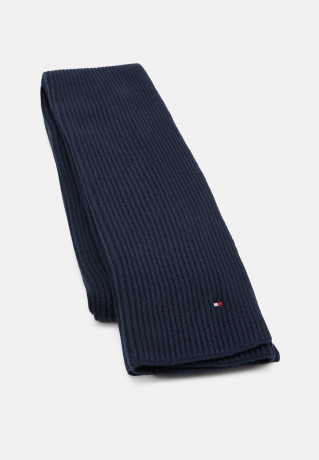 Tommy Hilfiger ESSENTIAL FLAG SCARF Scarf space blue ШАРФ ESSENTIAL FLAG Шарф космический синий