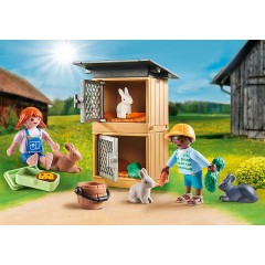 PLAYMOBIL PLAYMOBIL 70675 Geschenkset Kaninchenfutterung PLAYMOBIL 70675 Подарочный набор для кормления кроликов