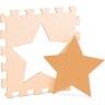 relaxdays 36 x Puzzlematte Sterne orange-beige 36 ковриков-пазлов звезды оранжево-бежевые