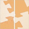 relaxdays 36 x Puzzlematte Sterne orange-beige 36 ковриков-пазлов звезды оранжево-бежевые