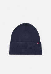 Tommy Hilfiger ESSENTIAL FLAG BEANIE Beanie space blue ESSENTIAL FLAG BEANIE Шапочка космический синий