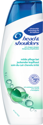 head&shoulders bei juckender Kopfhaut, Успокаивающий Шампунь против Перхоти с Экстрактом Эвкалипта для Частого Применения, 300 мл