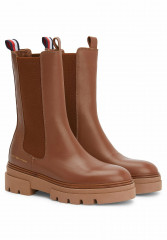 Tommy Hilfiger MONOCHROMATIC Ankle boots winter cognac МОНОХРОМАТИЧЕСКИЙ Ботильоны зимний коньяк