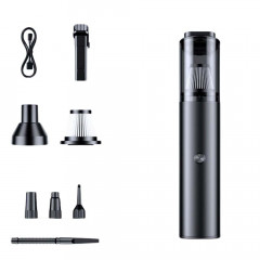 MOUTEN MOUTEN Akku-Handstaubsauger Kabelloser, wiederaufladbarer tragbarer Handstaubsauger mit 5500 PA, Geeignet fur Autos, Wohnungen und Buros, Rundum-Reinigung: Komplettes Zubehor, keine toten Winkel, fur Zuhause und Auto. Schwarz Беспроводной ручной пы