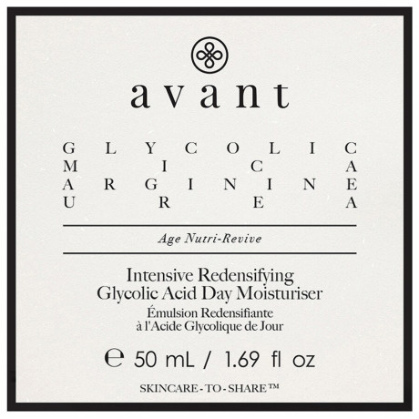 Avant Skincare Avant Age Nutri-Revive Intensive Redensifying Glycolic Acid Day Moisturiser Avant Age Nutri-Revive Интенсивное восстанавливающее дневное увлажняющее средство с гликолевой кислотой
