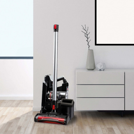 Genius Genius Akku-Stielstaubsauger INVICTUS X9 kabelloser Staubsauger, Deluxe-Set 23-tlg., beutellos HEPA Filter, LED Ladestation freistehend UV Licht Burste  Беспроводной пылесос Genius Беспроводной пылесос INVICTUS X9, роскошный набор из 23 предметов, 