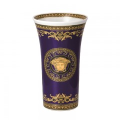 Rosenthal meets Versace Rosenthal Versace Medusa blue Vase 26 cm Rosenthal Versace Синяя ваза Medusa 26 см