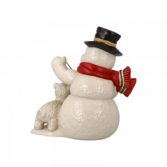 Goebel Goebel Schneemanner Kleiner Spielkamerad - Limited Edition 1.999 Stuck mit Zertifikat und Swarovski Kristall h: 21,5 cm Снеговики Goebel Little playmate - ограниченная серия 1999 штук с сертификатом и кристаллами Swarovski высота: 21,5 см