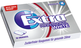 EXTRA Professional белая  Жевательная резинка	 без сахара, 10 шт