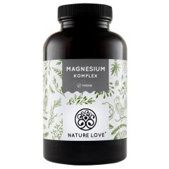 Nature Love Magnesium Komplex Kapseln Витамины с Магнием для снижения усталости, капсулы, 180 шт.