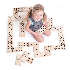 Woodyland Holzspielzeug XL Domino \/ Legespiel Деревянная игрушка домино XL / игра-укладка