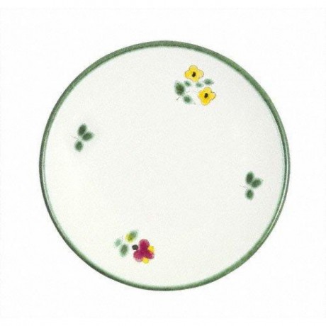 Gmundner Keramik Gmundner Keramik Streublumen Espresso Untertasse glatt 11 cm Гладкое керамическое блюдце для эспрессо с рассеянными цветами Gmundner, 11 см