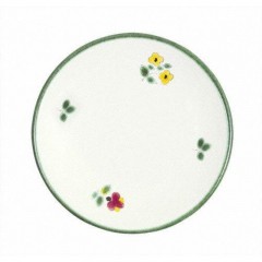 Gmundner Keramik Gmundner Keramik Streublumen Espresso Untertasse glatt 11 cm Гладкое керамическое блюдце для эспрессо с рассеянными цветами Gmundner, 11 см