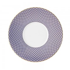 Rosenthal Rosenthal Francis Carreau Bleu Suppen-Untertasse gross 18 cm Блюдце для супа Rosenthal Francis Carreau Bleu большое 18 см