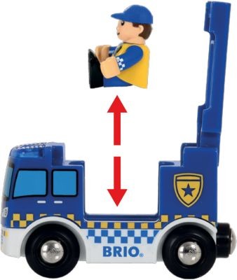 BRIO Polizeistation mit Einsatzfahrzeug Полицейский участок с машиной скорой помощи