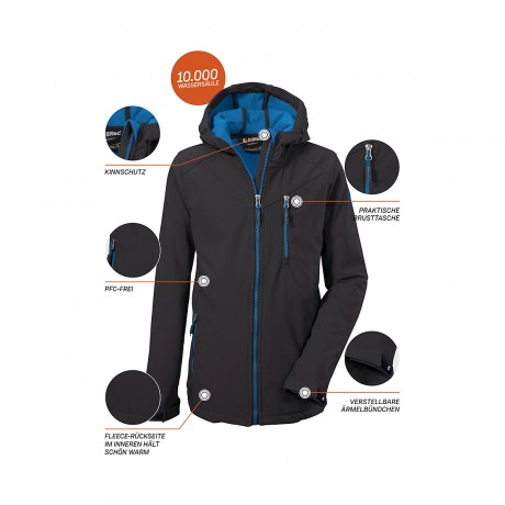 killtec Soft Shell Jacke Boys Softshelljacke Softshelljacken Куртка Soft Shell Куртка soft shell для мальчиков Куртки soft shell