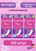 Carefree Slipeinlage Plus Long mit Frischeduft, 40 St, Карефри Прокладки ежедневные удлиненные Плюс с ароматом, 40 шт, 3 упаковки (120 шт)