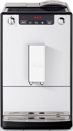 Melitta Melitta Kaffeevollautomat Solo E950-103, silber/schwarz, Perfekt fur Cafe creme  Espresso, nur 20cm breit  Полность автоматическая кофемашина Melitta Solo E950-103, серебристый/черный, идеально подходит для приготовления крем-эспрессо в кафе, шири