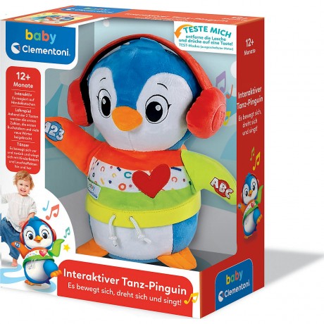 Clementoni Baby Clementoni Interaktiver Tanz-mit-mir Pinguin Малыш Клементони Интерактивный пингвиненок