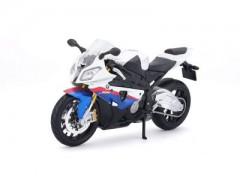 Maisto Modellmotorrad BMW S 1000 RR (weiss-blau Модель мотоцикла BMW S 1000 RR (бело-голубой