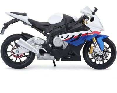 Maisto Modellmotorrad BMW S 1000 RR (weiss-blau Модель мотоцикла BMW S 1000 RR (бело-голубой
