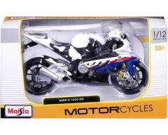 Maisto Modellmotorrad BMW S 1000 RR (weiss-blau Модель мотоцикла BMW S 1000 RR (бело-голубой